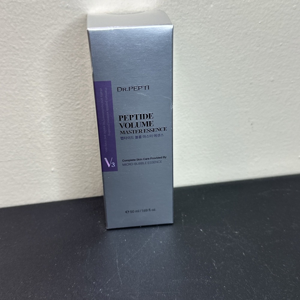 NEW‎ Dr. Pepti Peptide Volume Master Essence 1.69 oz Micro Bubble Skin Care SEAL